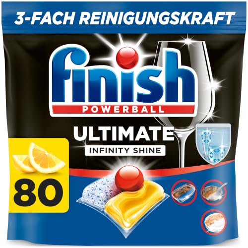 Finish Ultimate Infinity Shine Citrus Spülmaschinentabs Sparpack 80 Tabs – Ansicht 1