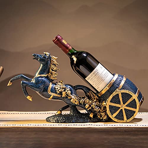Soporte para botellas de vino estilo europeo en resina miniatura 5