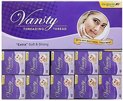 Vanity Eyebrow Threading 10 Spool X 300 Meter Extra Soft Strong