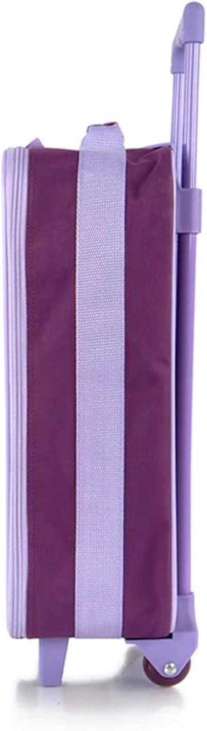 review Disney Elsa Softside Luggage - 17 Inch Wheeled Rolling Suitcase Travel Trolley for Kids