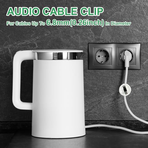 Soporte de cables magnético para mantener el orden en coche y oficina 6