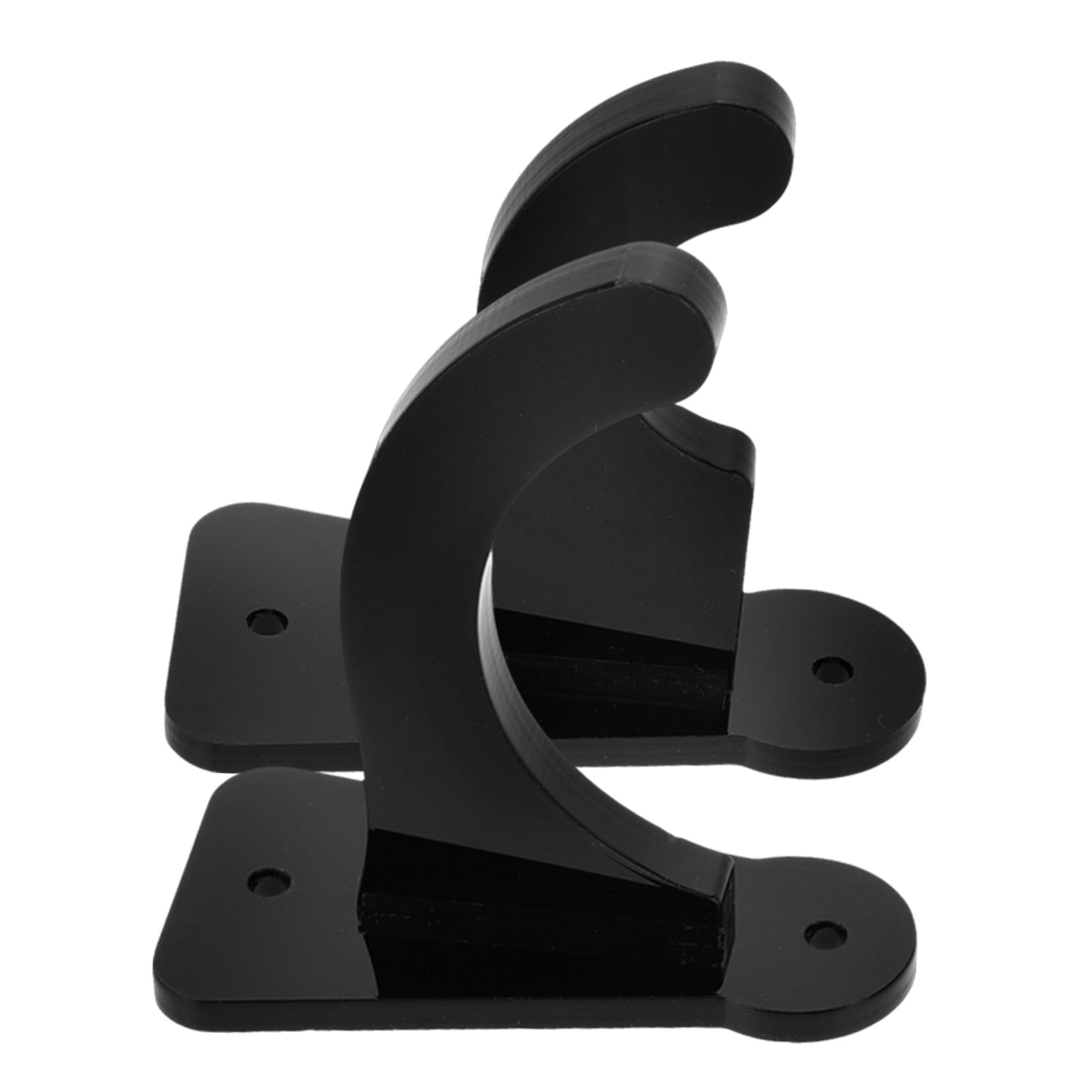 Hemoton 1 Pair Baseball Bat Wall Mount Holder Sturdy Horizontal Display Rack for Softball Baseball Bats Versatile Organizer for Home Office