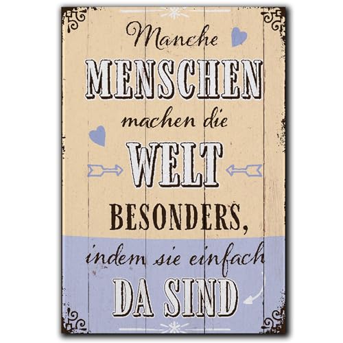 LANOLU Kühlschrankmagnete lustig- Menschen die Welt besonders...