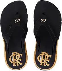 Chinelo Kenner Rakka Gold Flamengo Preto