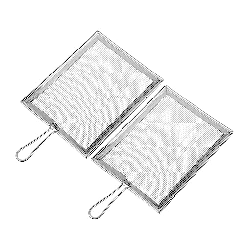 NUOBESTY 2piezas Tamices Cuadrados para Lodotamiz de Lodomalla de Filtro para Arcilla Herramientas de Arcilla para Modelado de Figuras y Proyectos de Arte