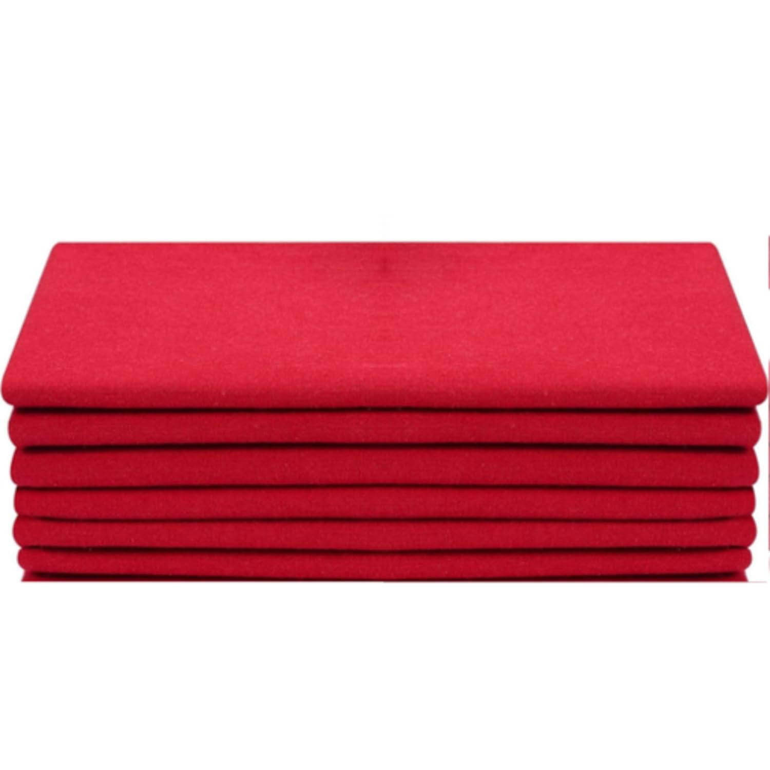 Penguin Home Hemstitched Pure Cotton Washable and Reusable Oversized Kitchen Cloth Napkins 6 Pack - Image 2