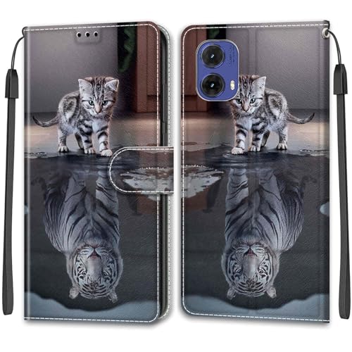 Cover per Motorola Moto G85 5G Antiurto Portafoglio Custodia con Slot per Schede Funzione Stand Flip Compatibile Moto G85 5G