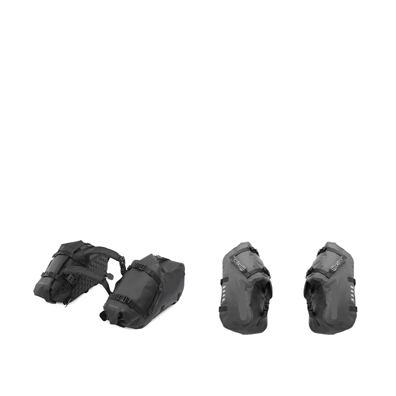 Multifunktional Motorradtasche wasserdichte 18L/28L/48L Große Links Rechts Doppelseite 2PCS Motor Pannier Motorradtasche(Black-18L(9L-2 pcs))