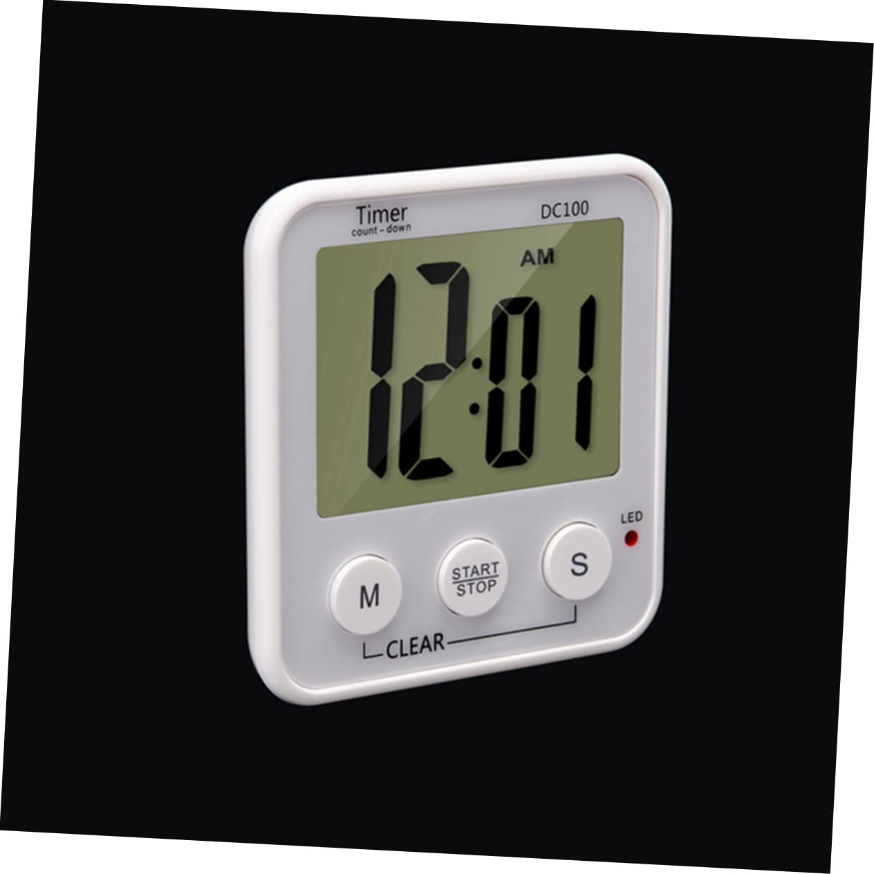 Alipis 3pièces Minuteur De Cuisine Digital LCD avec Alarme Et Écran Large Minuteur Aimanté sans Pile pour Exercices Et Activités Scolaires