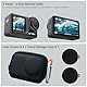 CYNOVA Osmo Action 5 Pro Case Kit für DJI Osmo Action 5 Zubehör, Action 5 Pro Displayschutz und Silikon Objektivkappe, Anti-Kratzer, Anti-Kollision, Anti-Staub, Allround-Schutz