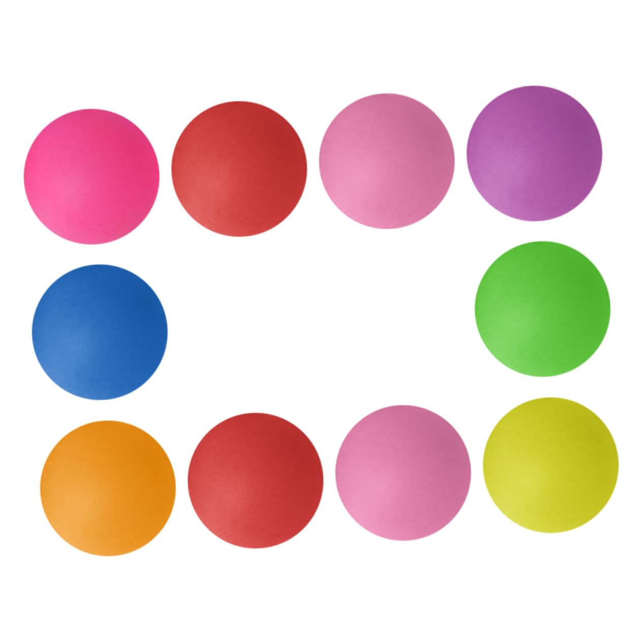 ifundom 10Pcs Colored Balls for Raffle Draws and Party Activities Durable Props Random Colors for Games Crafts and Decorations Random Color