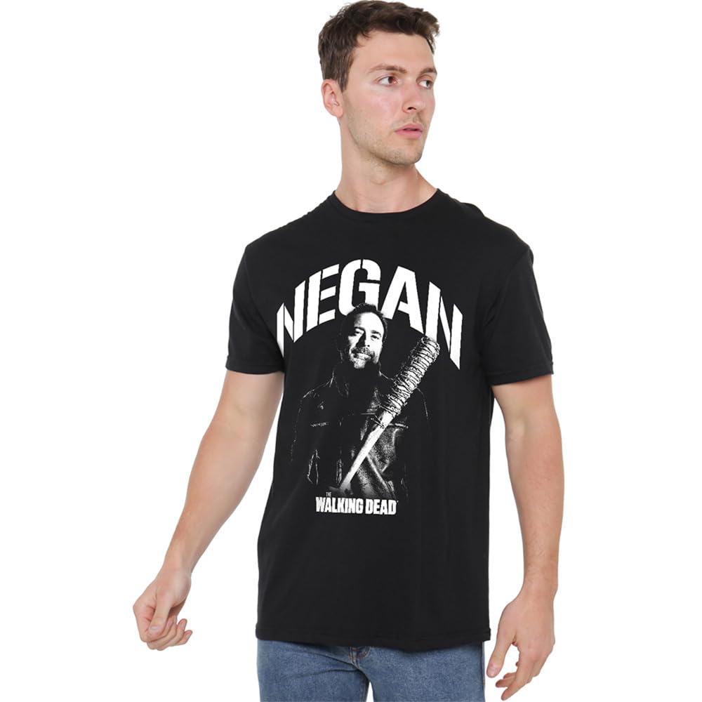 The Walking Dead Negan Mono Unisex T Shirt, Black, XX-Large