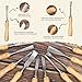 12 Pcs Wood Carving Tools Set with 60Cr-V Steel Blades & Premium Wooden Gift Box - Wood Chisel Sets for Woodworking Beginners and Professionals