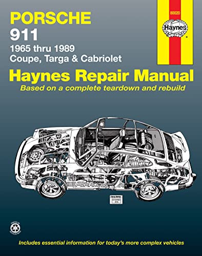 Porsche 911: Automotive Repair Manual, 1965 to 1989 - Coupe, Targa & Cabriolet