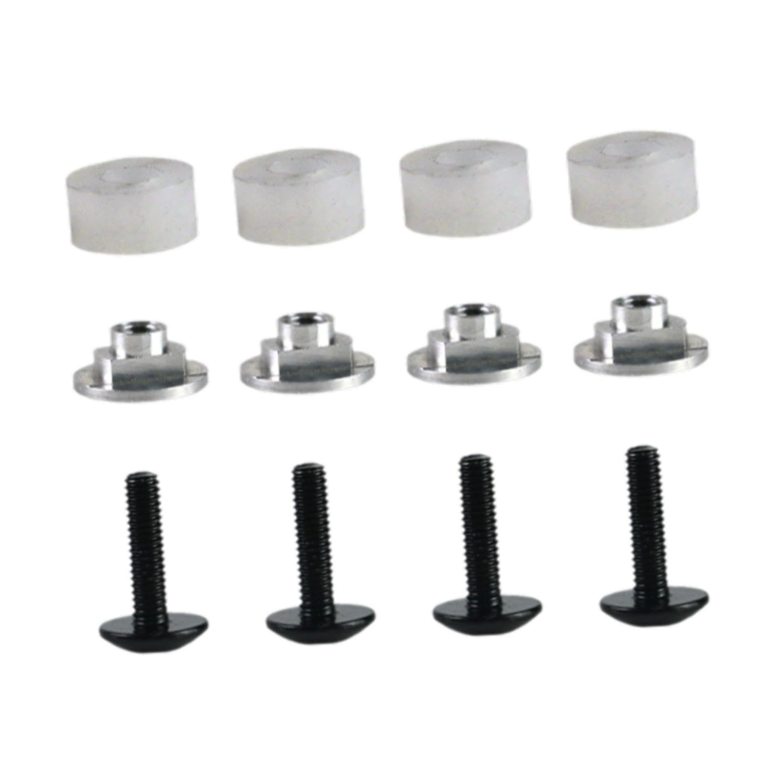 Menolana Hockey Visor Hardware Kit,Repair Kit Safe Easy to Install Helmet Visor Screws, Sturdy Visor Spacers Hockey Helmet Accessories