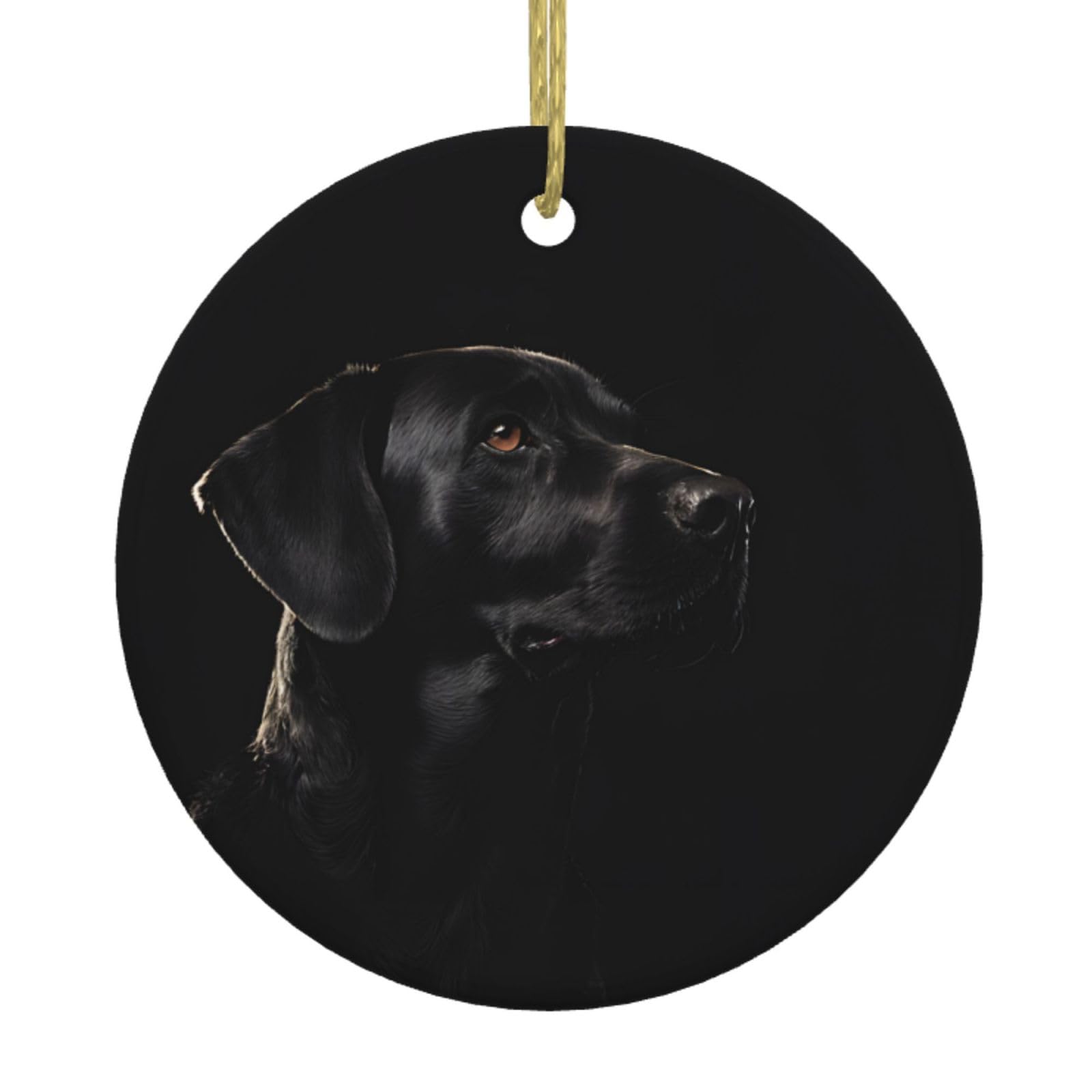 Puppies Dog Christmas Tree Pendants, Ceramic Ornaments, Personalized Christmas Ornaments, Novel