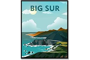 Big Sur Posters, California Coast Decor, The Bixby Bridge Wall Art