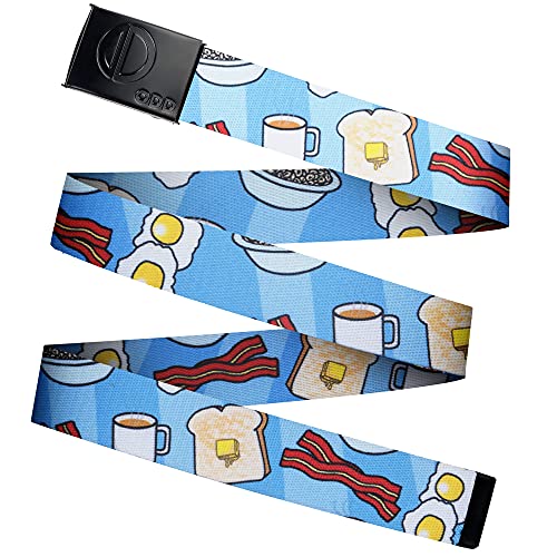 Odd Sox, Breakfast Nylon Web Belt, Adult, 1.5