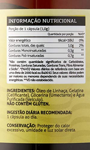 Vitaminlife Óleo De Linhaça 1000 Mg (Flaxseed Oil) - 100 Caps