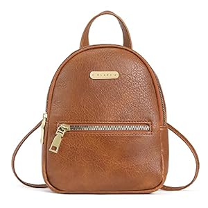 CLUCI Small Backpack for Women,Cute Mini Leather Backpack Purse,Convertible Travel Shoulder Bag