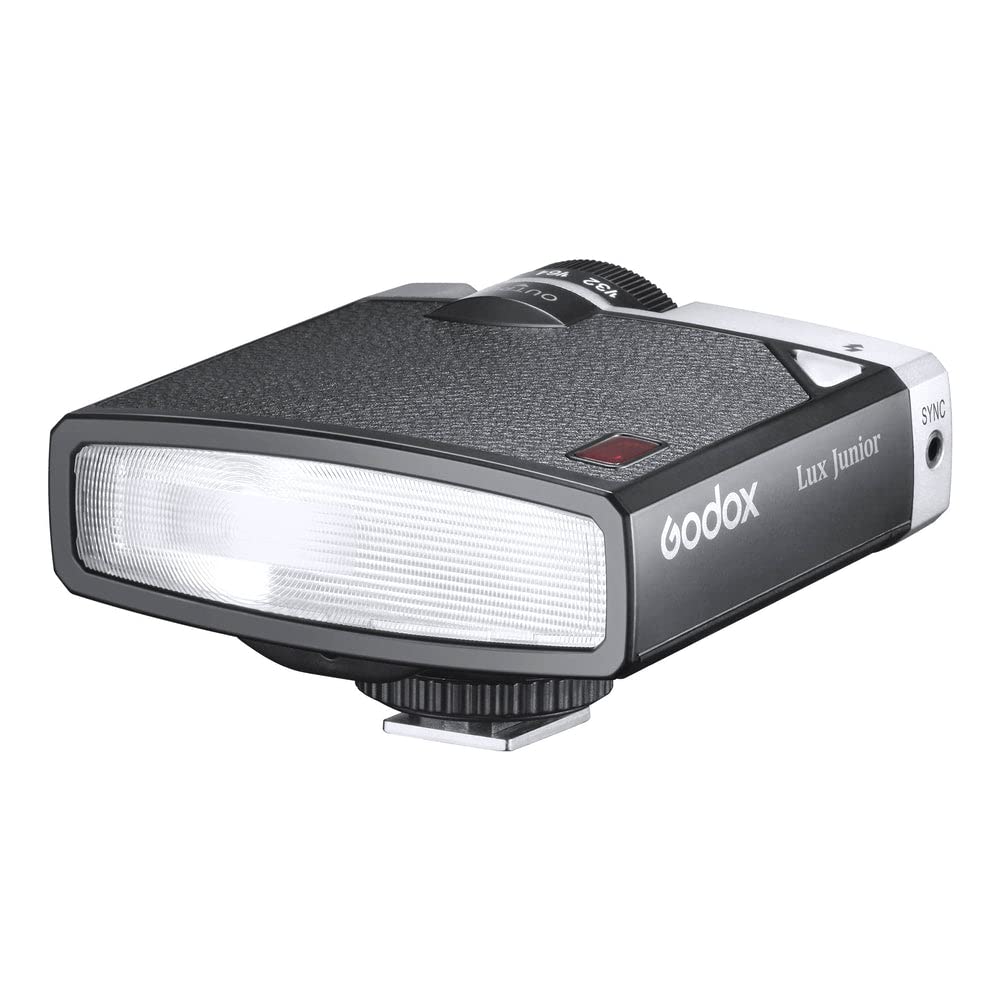 Godox 1/1-1/64 Lux Junior Speedlite With Hotshoe Camera Flash Proffessional Photography Lighting LED Video Flash Portable Battery Powered Light Lux Junior