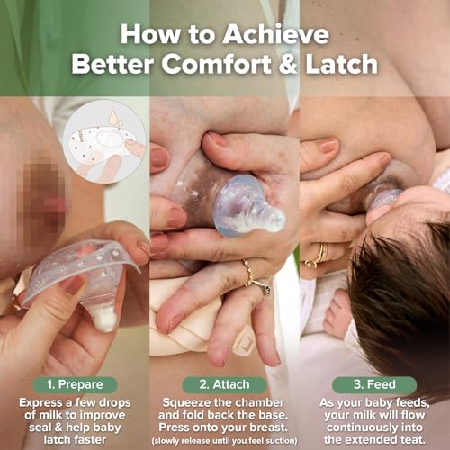 Image of haakaa Silicone Nipple Shield for Breastfeeding with Case, 1 Pack