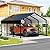 Vongrasig 12x15FT Heavy Duty Metal Carport, Galvanized Steel Car Tent Shelter with Anti-Rust Coating, Outdoor Storage Shed Vehicle Canopy for Cars/Trucks/RVs, Easy Assembly Weatherproof Garage