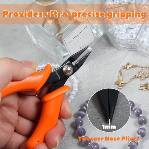 Image of 4-Inch Long Nose Pliers Tweezer Nose Specialty Pointed Nose Plier