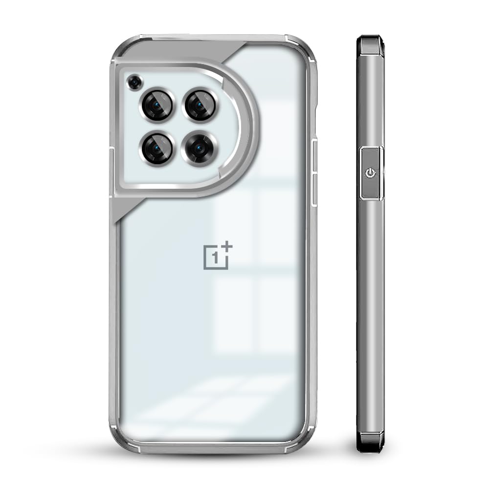 KARWAN®️Designed for Oneplus 12R Case Cover | Hard Plastic Back Cover Compatible with Oneplus 12R (TPU+Polycarbonate ||Electroplated Chrome| Silver (B0D4YCZ2H3) Amazon Price History, Amazon Price Tracker