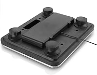 Vista 3 de Flexzion Básculas postales de envío digital industrial, peso máximo 440.9 lbs, 440 libras, pantalla de retroiluminación LCD, adaptador de CA