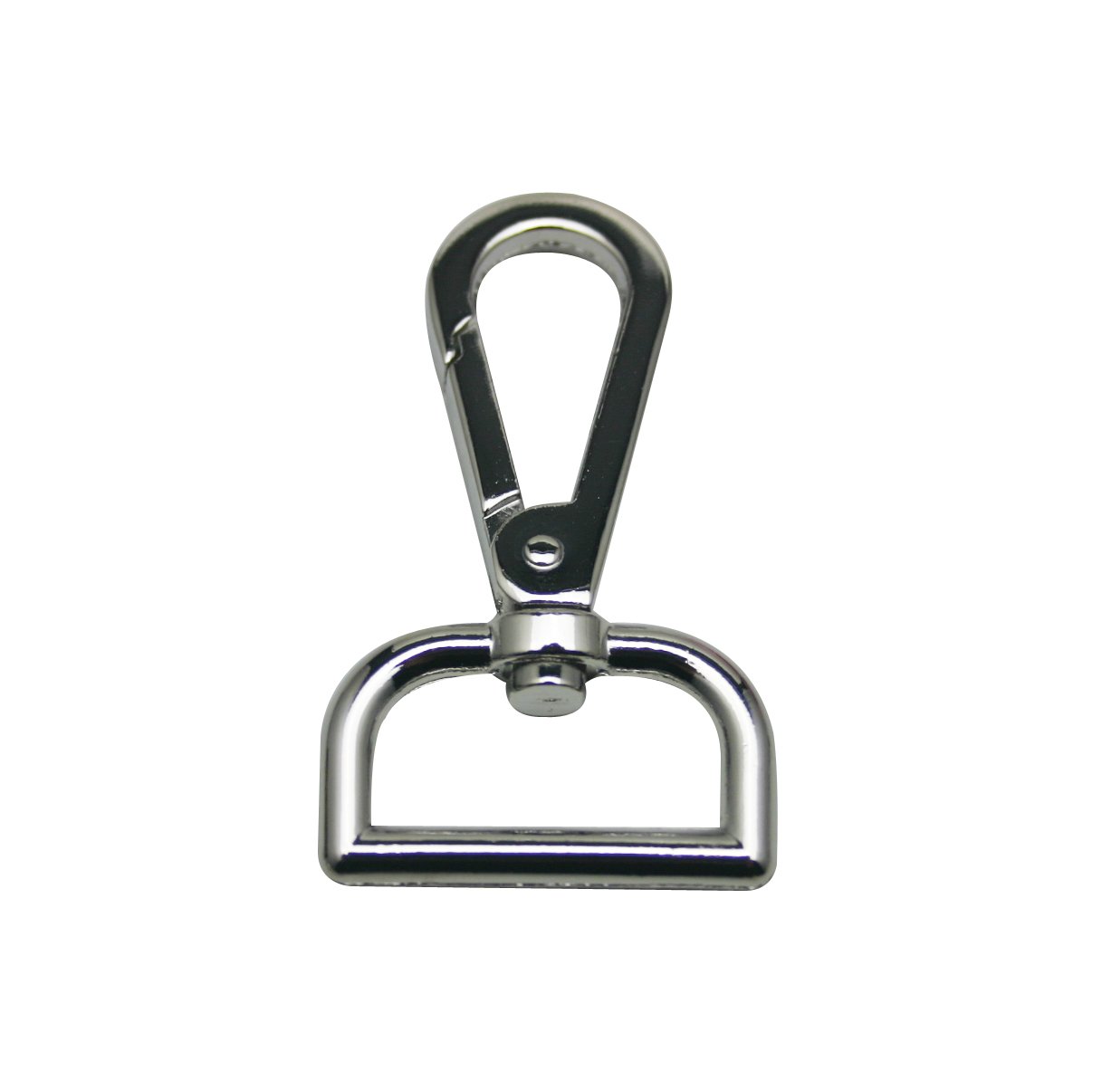 Silvery Lobster Clasps 1 Inches Internal Diameter D Swivel Trigger Clips Hooks for Purse Bag 8