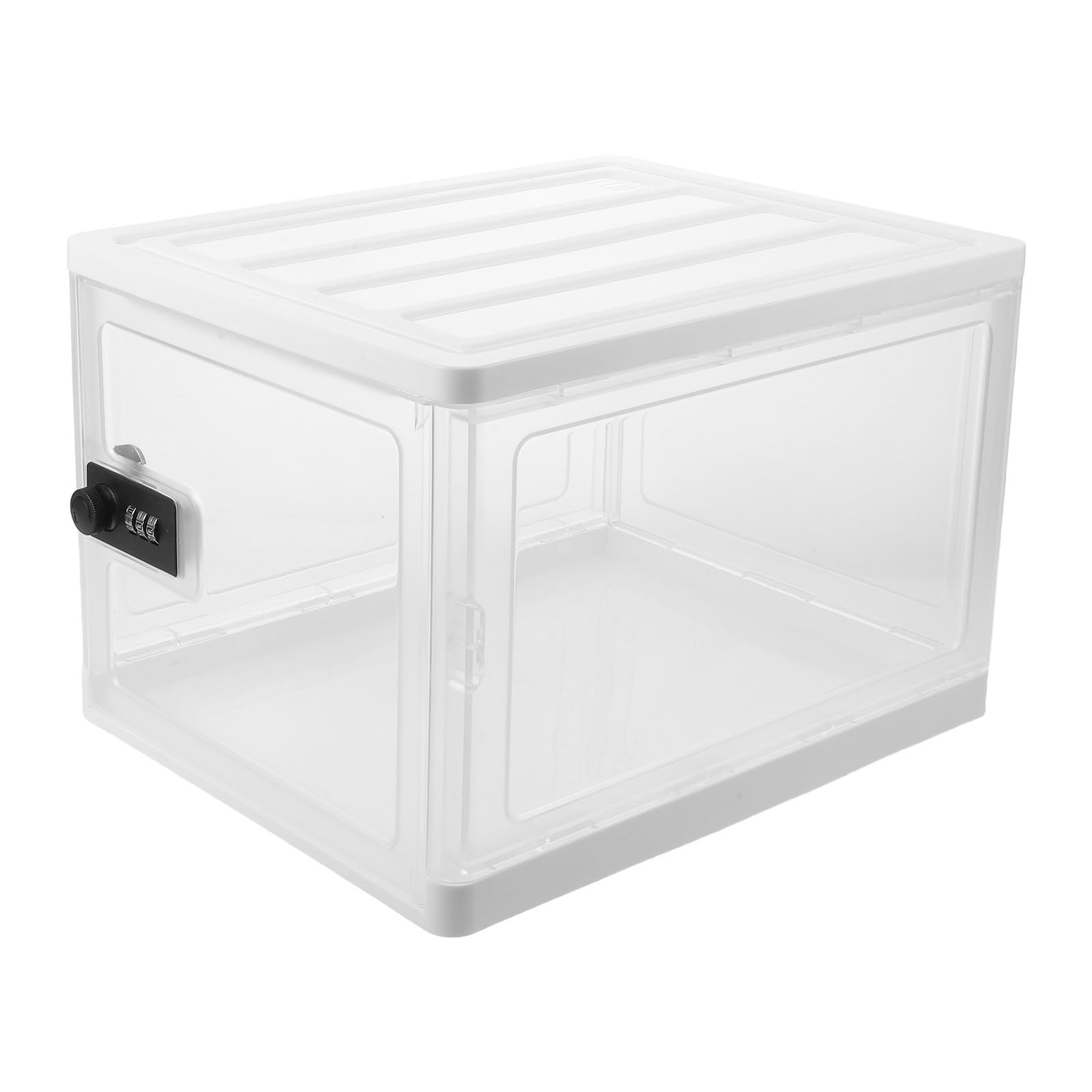 Boîte de rangement verrouillable contre le vol d'objets de valeur et nourriture en ABS