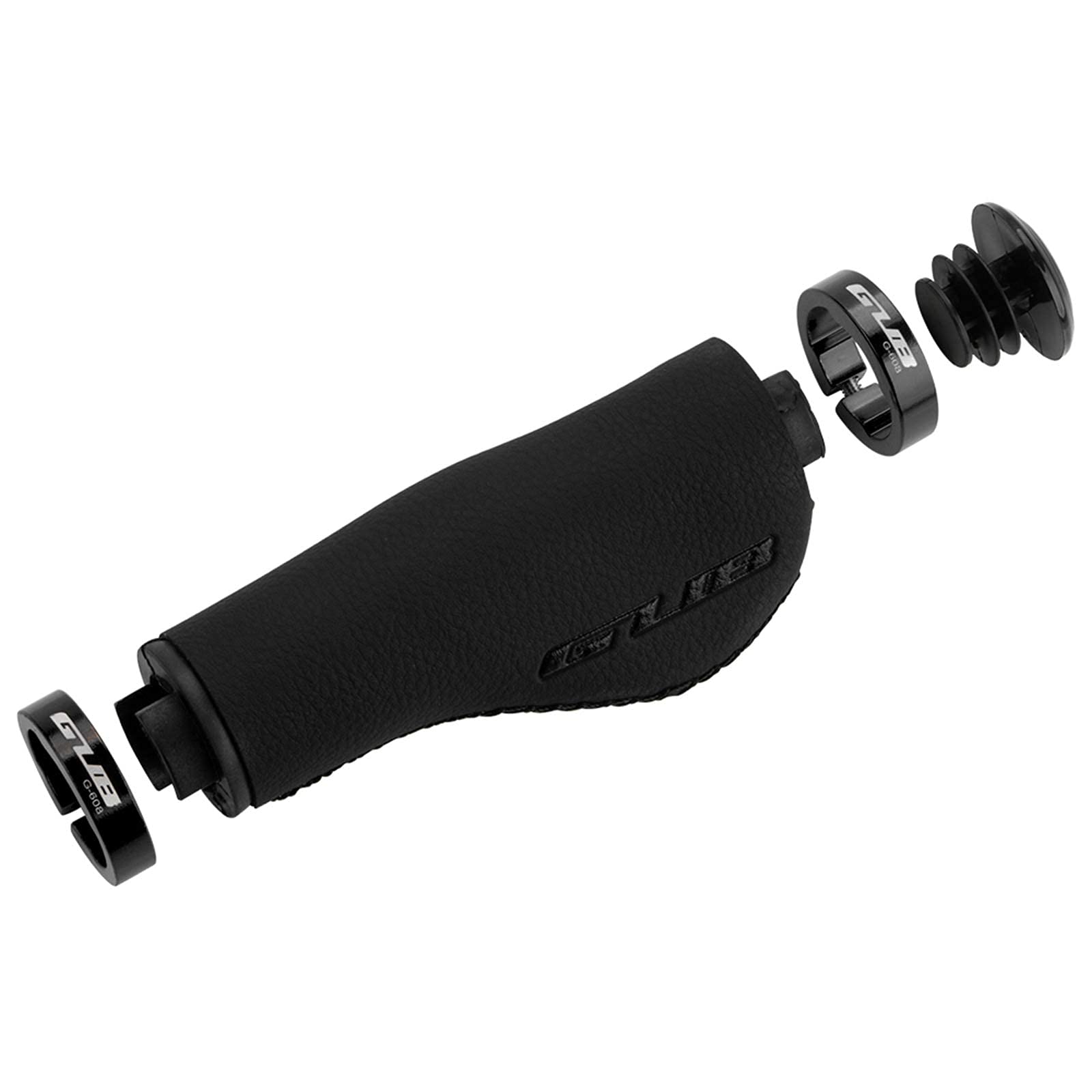 Uchwyty na kierownicę roweru podwójne zapięcie antypoślizgowe ergonomiczne skóra z mikrofibry uchwyt rowerowy do roweru MTB BMX składany rower, A