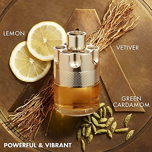 Image of Azzaro Wanted Eau de Toilette - Vibrant & Irresistible Mens Cologne - Woody, Citrus & Spicy Fragrance - Fresh Notes of Cardamom, Lemon, Vetiver - Everyday Wear - Luxury Perfumes for Men