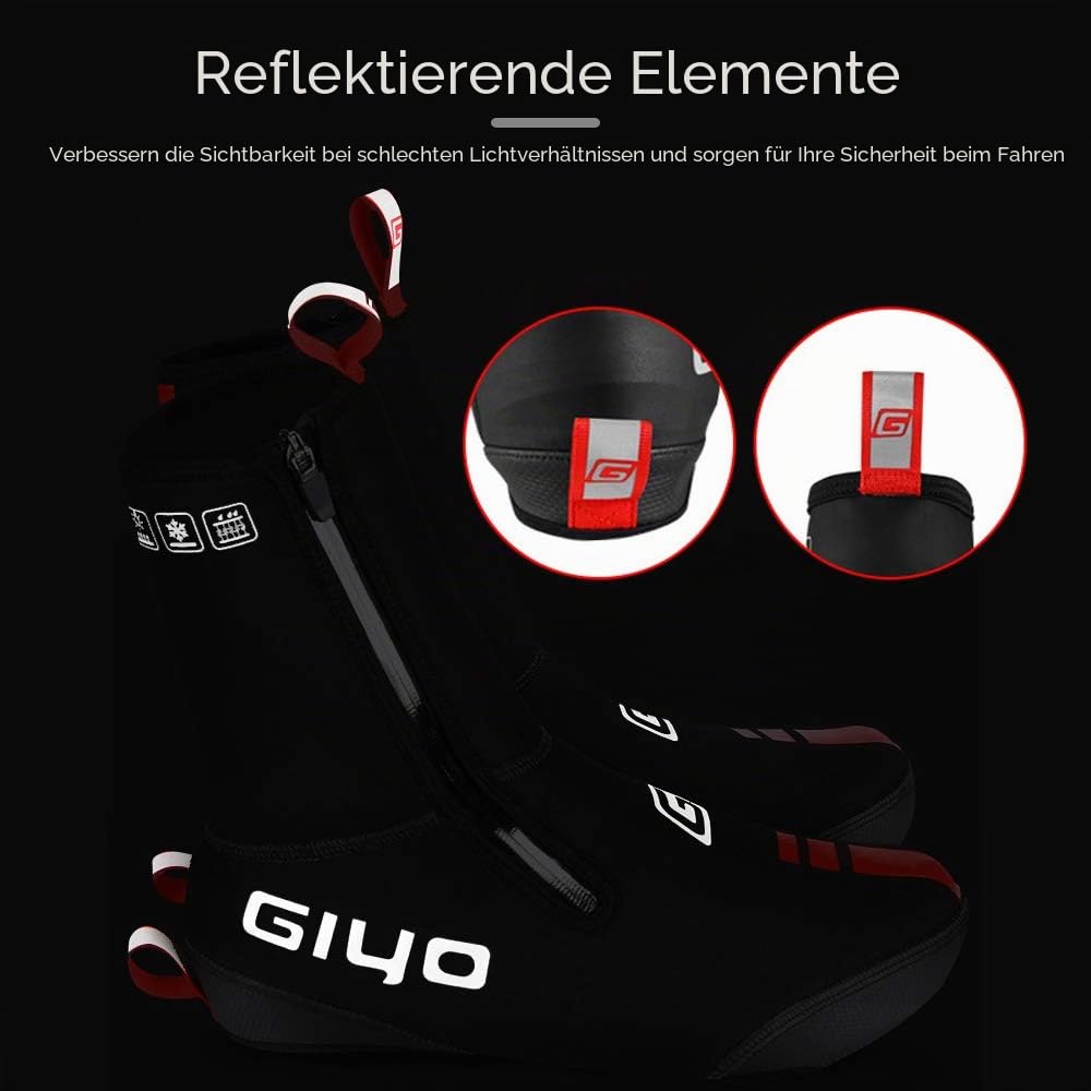 Lixada Überschuhe für Radsport, wasserdicht, für Mountainbike, Straße, Fahrrad, Winter, Überschuhe, Schutz, S-XXXL
