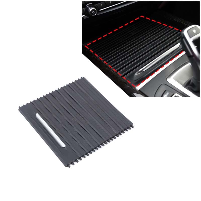 Auto Mittelkonsole Getränkehalter Rollverschluss Geeignet für BMW X5X6 2014-2018,Auto Becherhalter Innenraum Abdeckung Trim für BMW Zubehör,Ersatzteile 51169251973