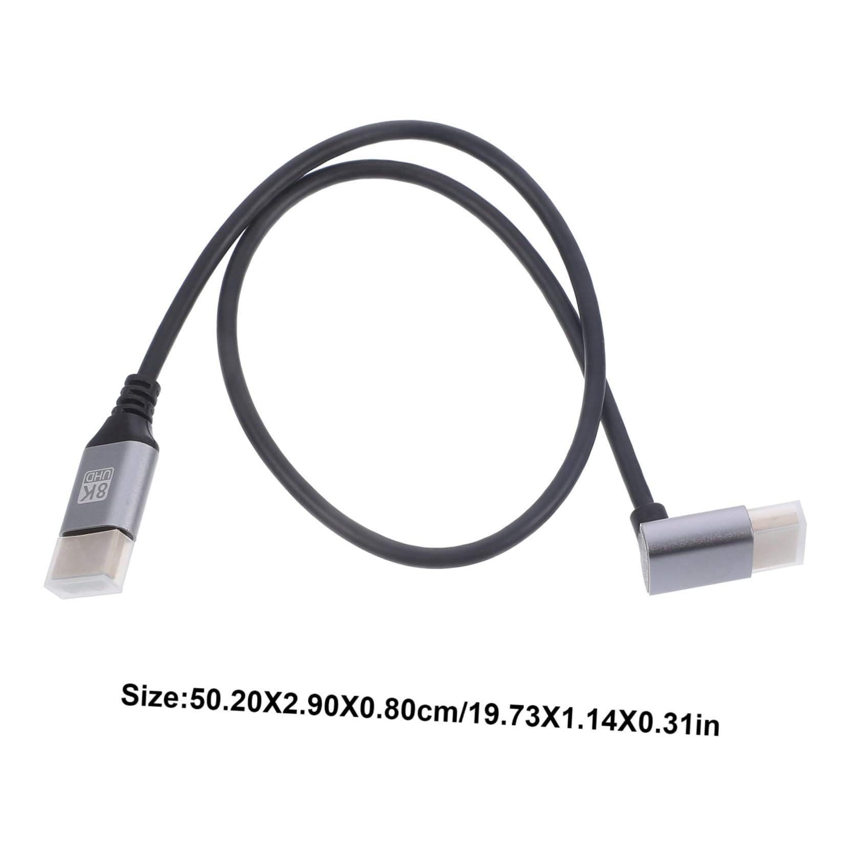 Uonlytech 0.5m Male to Male Video Cable Flexible High-Speed Connector for Monitors Tvs Devices and Design Video Transmission