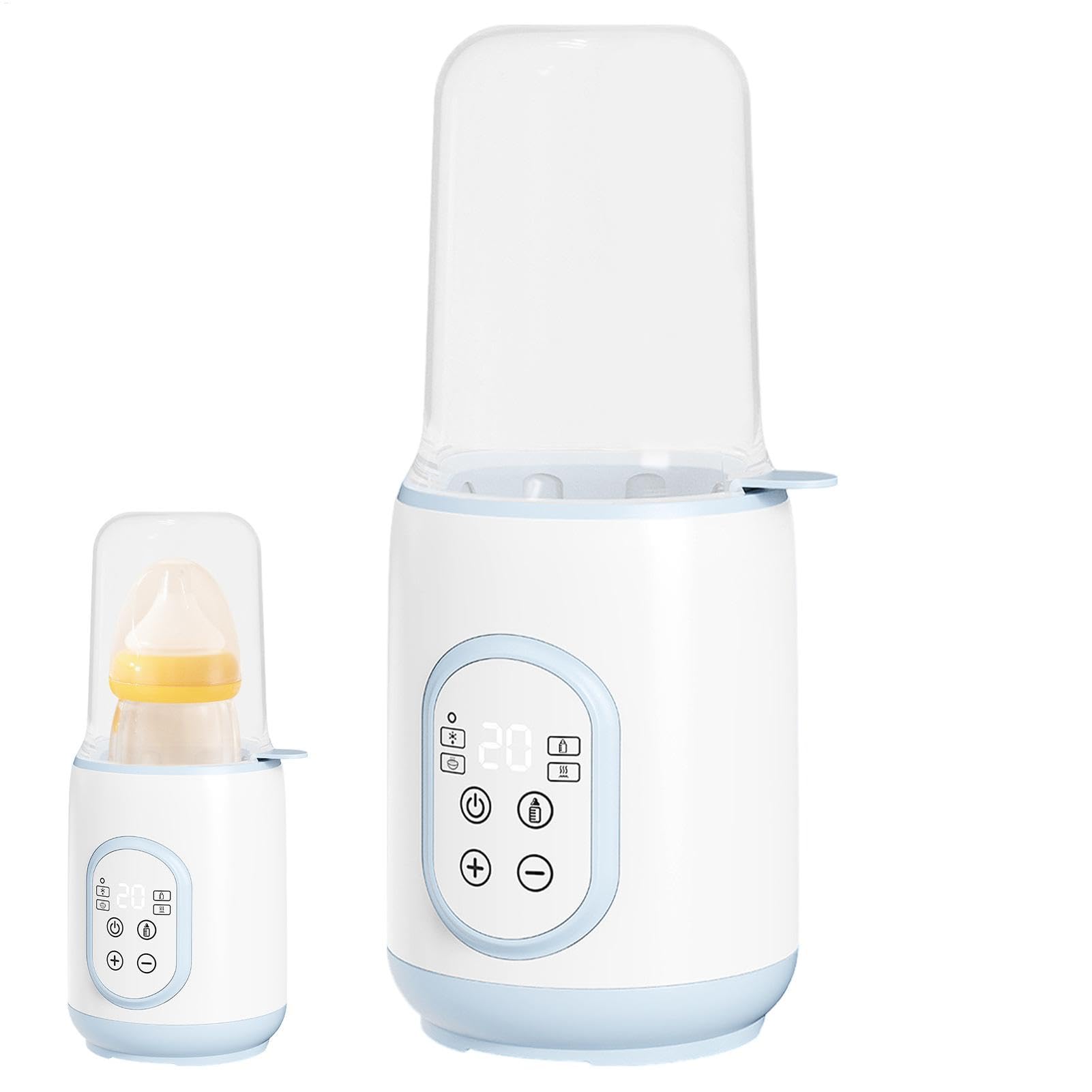 Travel Baby Bottle Warmer Steriliser, Fast Heat Travel Breastmilk Warmer - Smart Temperature Control And Automatic Shut-Off, Automatic Heater For Breastmilk Formula And Baby Food
