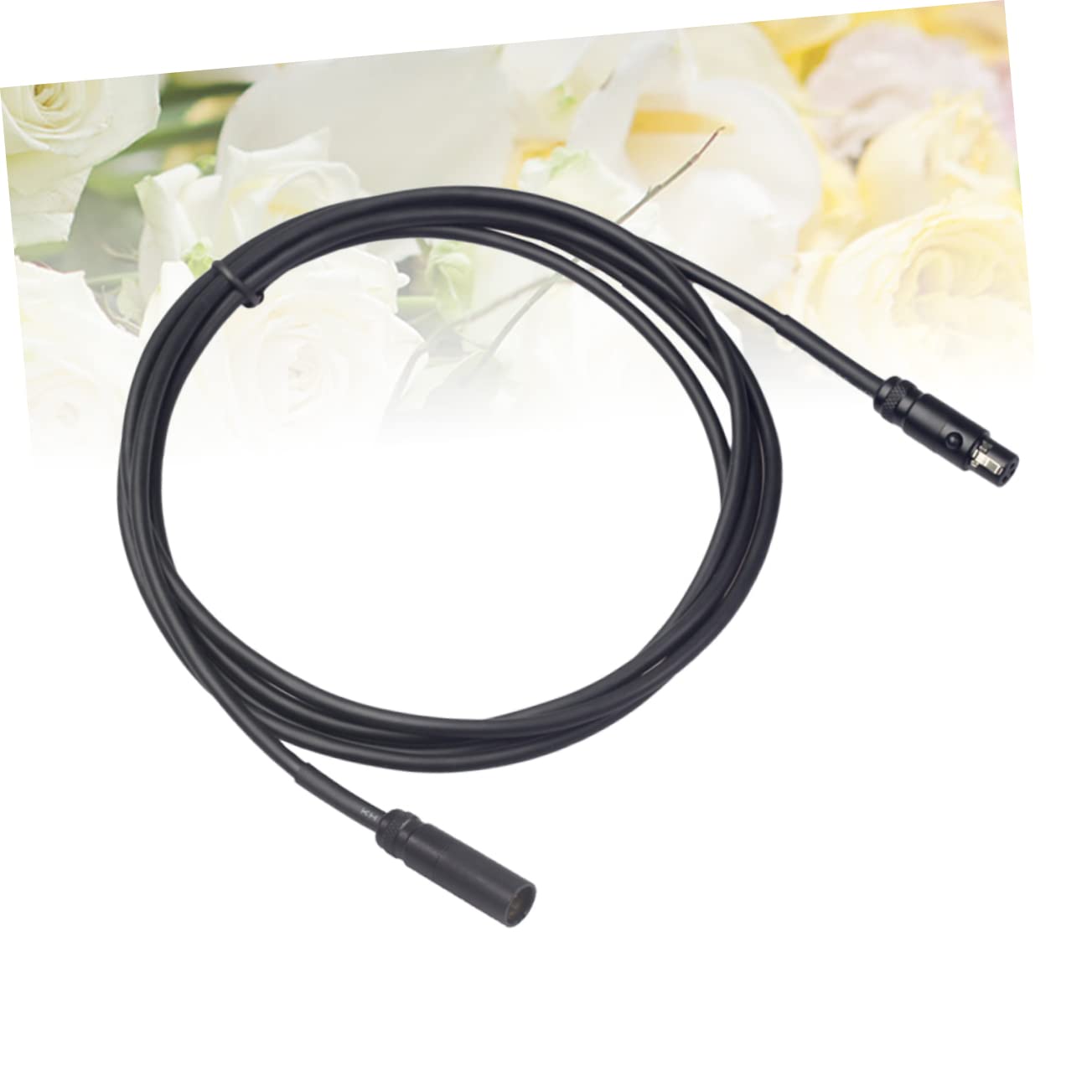 Abaodam 3 Piezas Cable macho de 3 pines a hembra de 3 pines cable de micrófono cable de auriculares Altavoces cable de extensión cable micro xlr mini tejer altavoz hombre a mujer