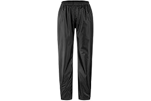 Women's Waterproof Rain Pants for Hiking, Fishing, and Camping