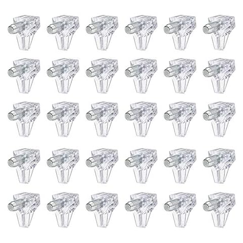 Derbway 40 Piezas Clavijas de Soporte de Estante Cover