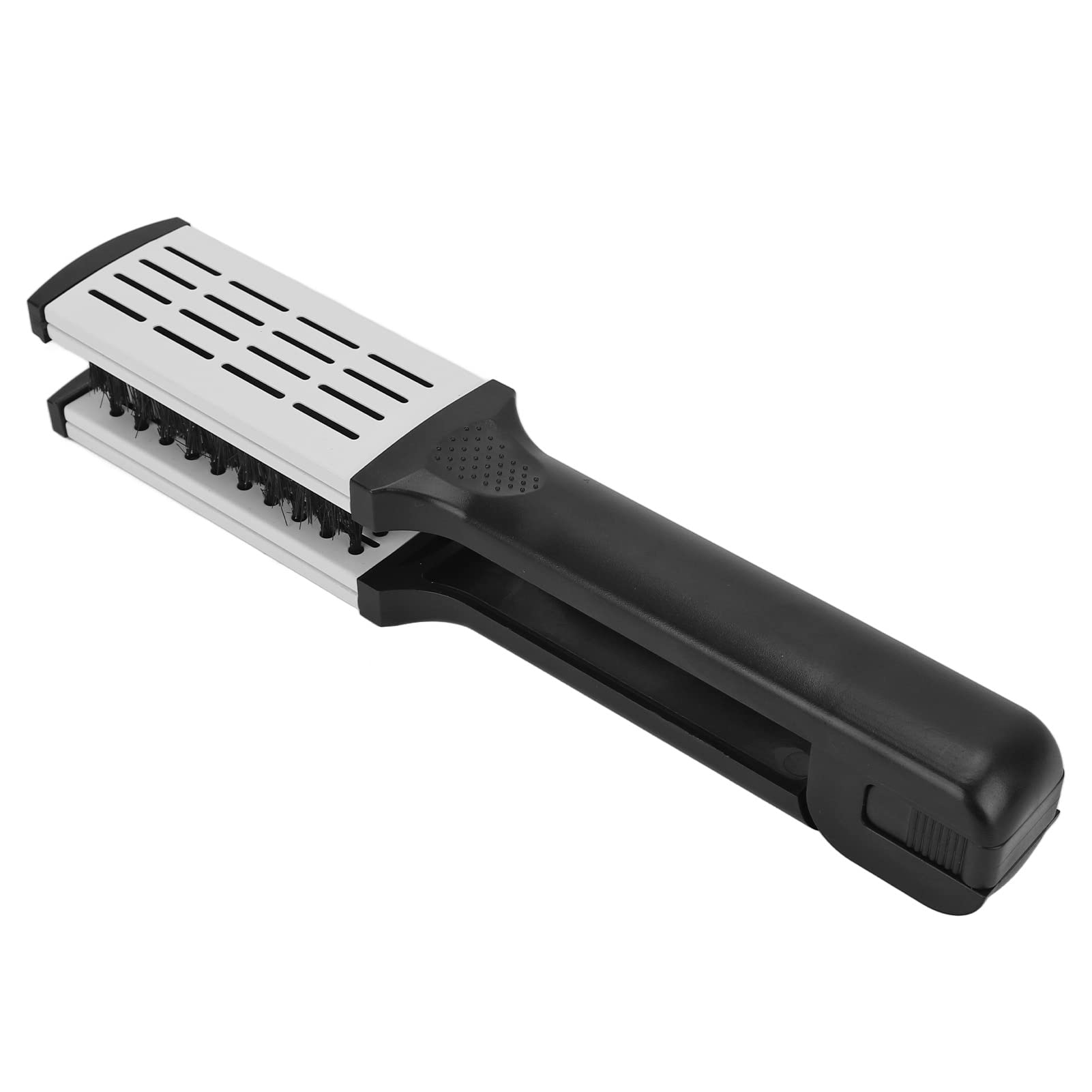 Hair straightener, doublesided design aluminum bristles for home