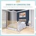 Dream On Me Synergy 5-In-1 Convertible Crib In Natural, Greenguard Gold Certified