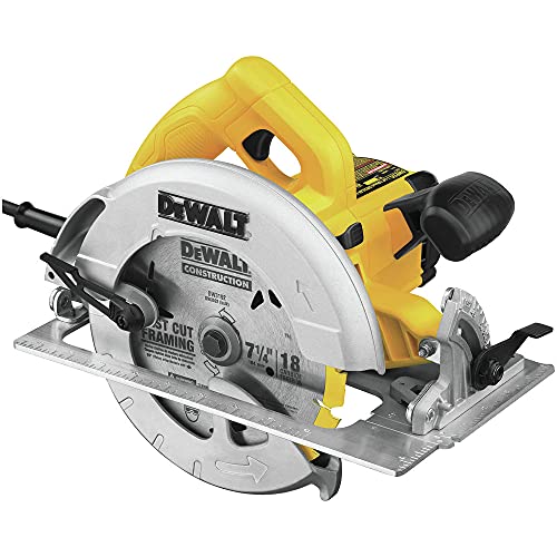 DEWALT 7-1/4-Inch Circular Saw, Lightweight,...
