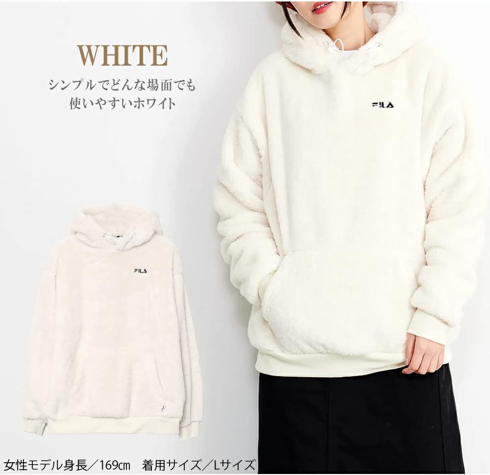 FILA ファー　フード付きトレーナー FILA ファーフード付きトレーナー