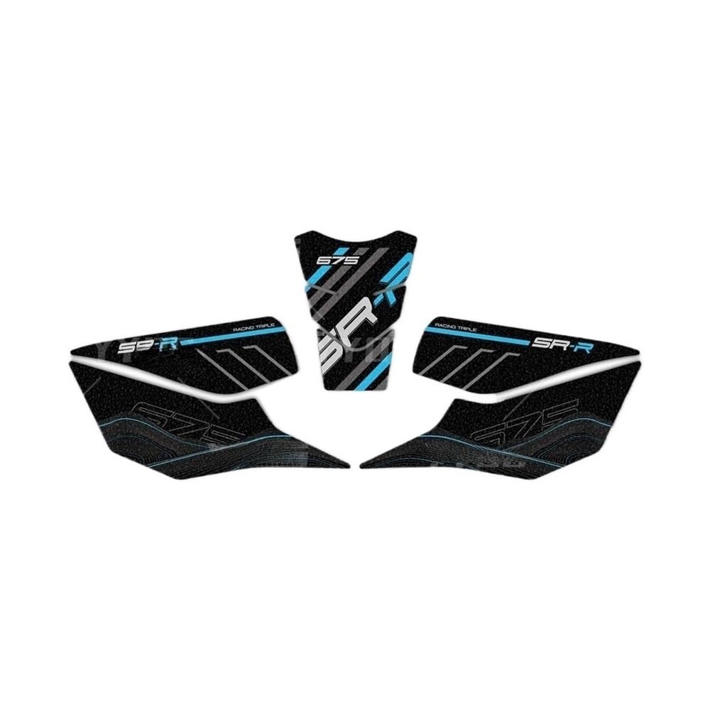 Motorrad Tank Pads Für CF Moto 675SRR 675 SR-R 675 Sr 675sr-r Motorradzubehör Aufkleber Frosted Fuel Tank Pad Traktionsschutz Aufkleber