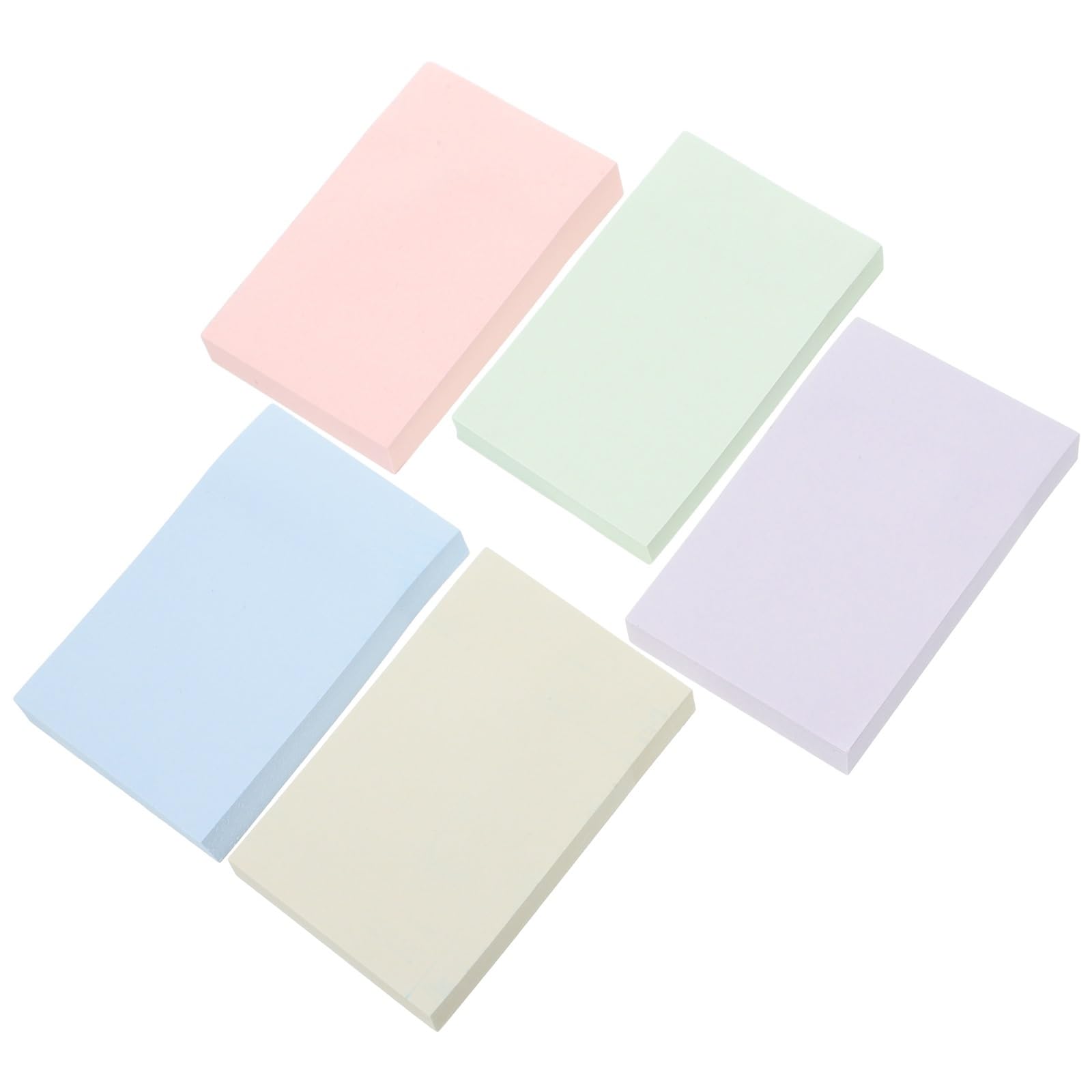 Haftnotizen 10 Stück 7,6 x 5,1 cm gemischte Farben, selbstklebend, niedliches Papier, Memo-Aufkleber, Blöcke