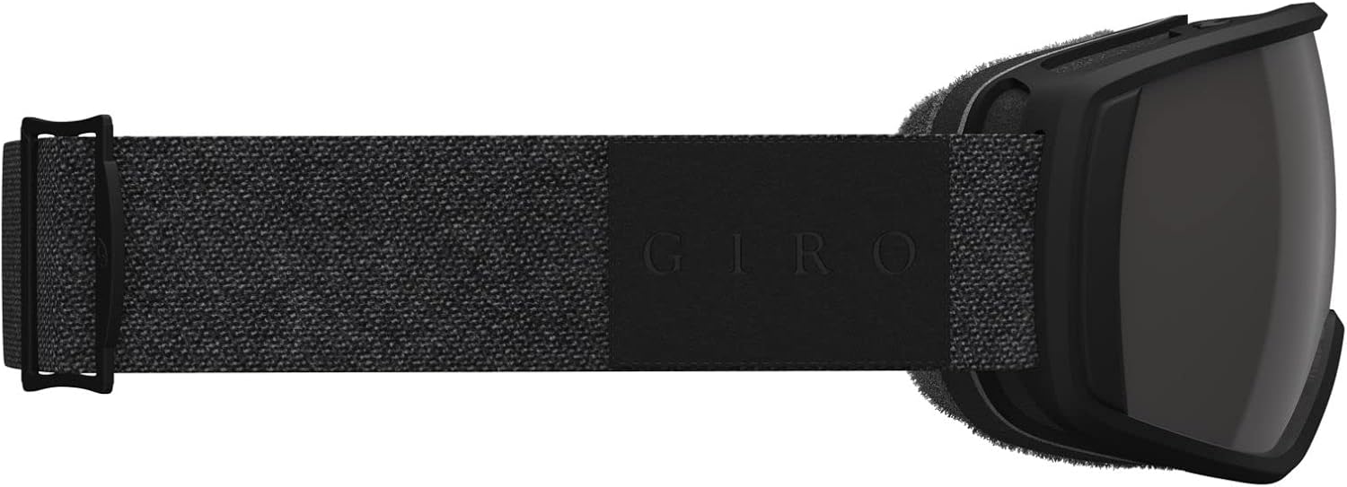 Giro Balance Ski Goggles - Snowboard Goggles for Men & Youth & Youth - Vivid Lens - Anti-Fog Vent Tech - OTG (Over Glasses) One Size Black Mono