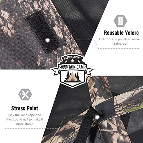 Image of MASTERCANOPY 7x7 Portable Screen House Room Pop up Gazebo Outdoor Camping (7x7, Camouflage)