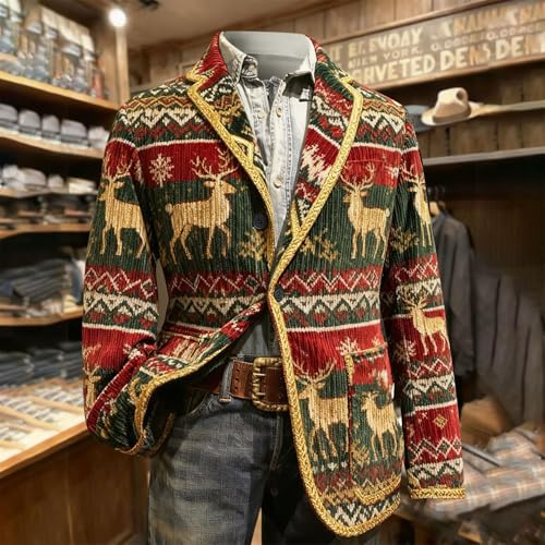 Blazer homme en coton coupe ajustée élégant et décontracté - 4